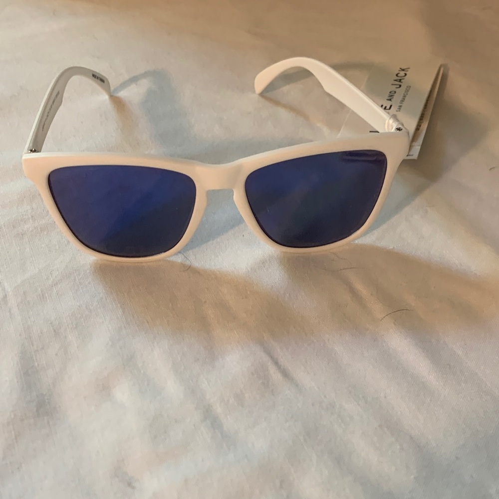 Janie and Jack White and Blue Kids Sunglasses